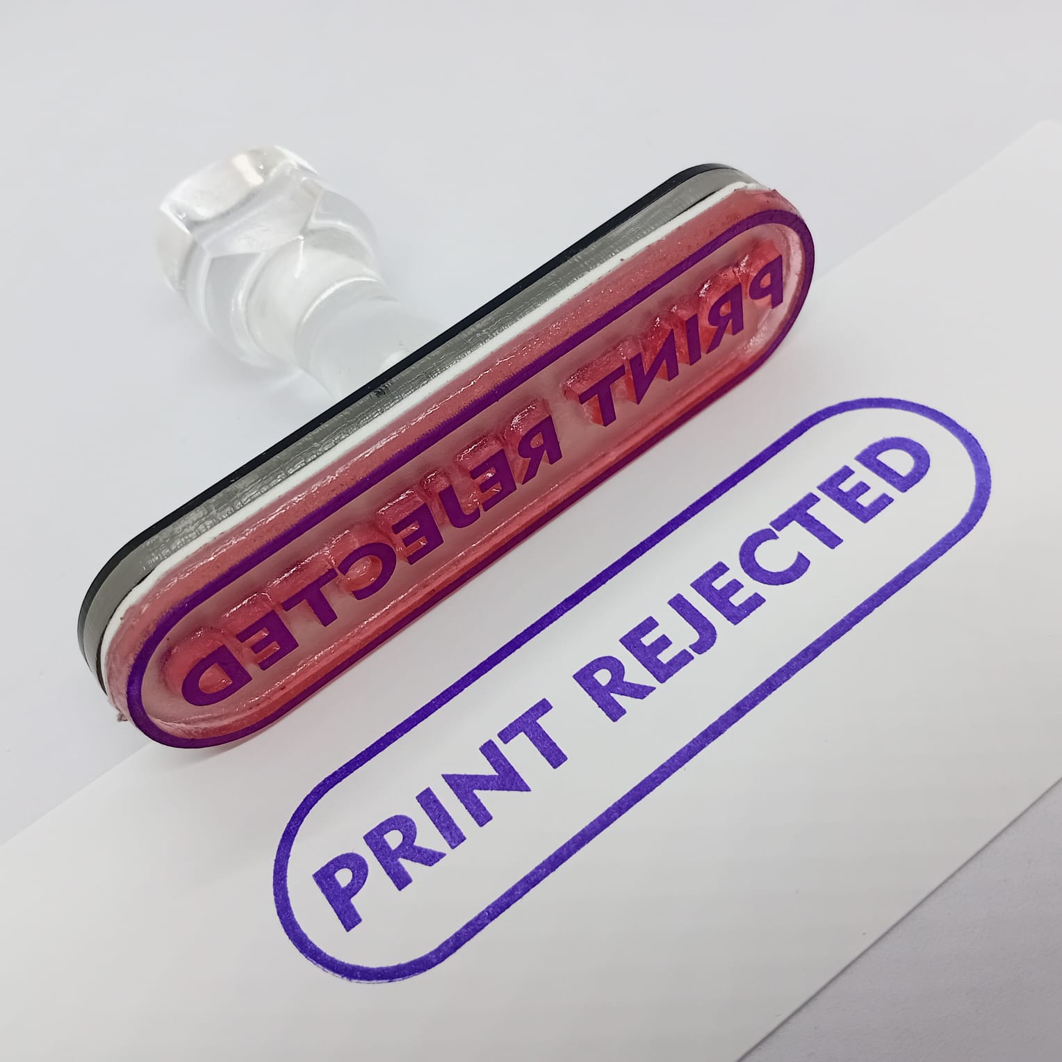 Polymer Stamp Custom with Personalized Art or Text.